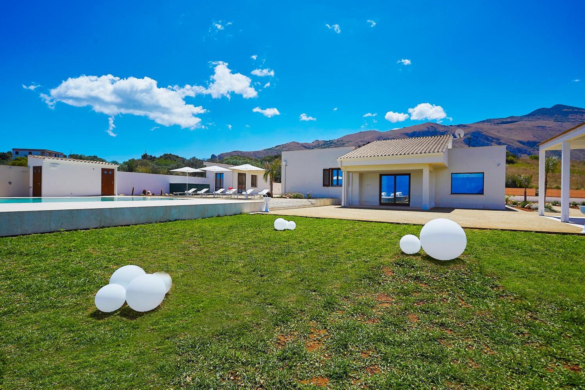 Villa Etesiae Кастелламмаре-дель-Голфо Экстерьер фото