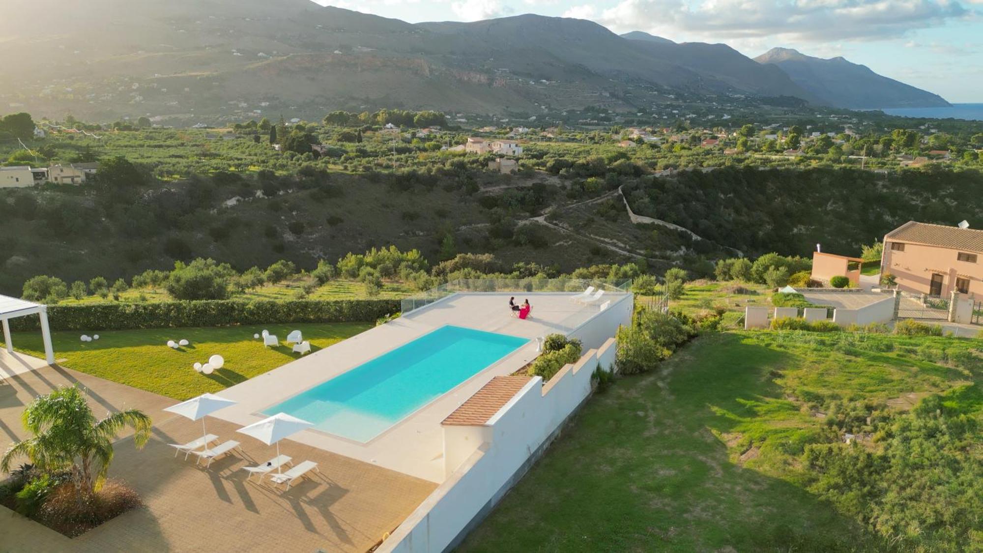 Villa Etesiae Кастелламмаре-дель-Голфо Экстерьер фото